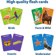 Load image into Gallery viewer, Skillmatics Flash Cards First 100 Animals