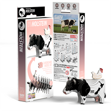 Load image into Gallery viewer, EUGY Holstein Fresian Cow 3D Puzzle