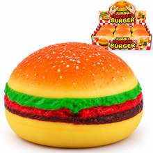 Load image into Gallery viewer, KTL Jumbo Doh Filled Hamburger Squishy Toy, Soft Sensory Stress Relief Toy