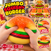 Load image into Gallery viewer, KTL Jumbo Doh Filled Hamburger Squishy Toy, Soft Sensory Stress Relief Toy