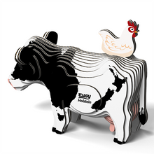 Load image into Gallery viewer, EUGY Holstein Fresian Cow 3D Puzzle