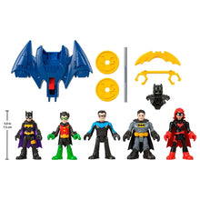 Load image into Gallery viewer, Fisher-Price Imaginext DC Super Friends Action Figures Batman's Bat Family 5 Pack