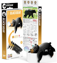 Load image into Gallery viewer, EUGY Black Bear 3D Puzzle (Toymaster Exclusive)