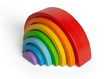 Load image into Gallery viewer, Big Jigs Wooden Stacking Rainbow Small