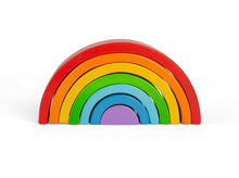 Load image into Gallery viewer, Big Jigs Wooden Stacking Rainbow Small