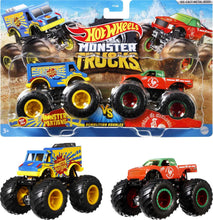 Load image into Gallery viewer, Hot Wheels Monster Trucks 1:64 2-Pack Assortment