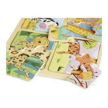 Load image into Gallery viewer, Melissa & Doug Animals Patterns Wooden Puzzles