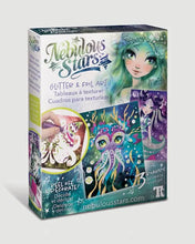 Load image into Gallery viewer, Nebulous Stars Glitter & Foil Art