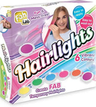Load image into Gallery viewer, FabLab Hairlights Hair Chalks Kit