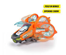 Load image into Gallery viewer, Dickie Sky Patroller Helicopter With Car