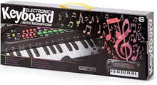Load image into Gallery viewer, Electronic keyboard with microphone