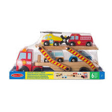 Load image into Gallery viewer, Melissa & Doug Emergency Vehicle Carrier