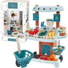 Load image into Gallery viewer, Ecoiffier Store Supermarket With Fruit And Vegetables Vert Azur