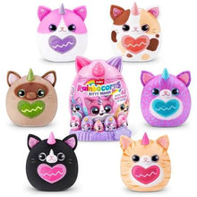 Load image into Gallery viewer, Rainbocorns by ZURU Kitty Mania Surprise Plush Egg Pouncekin