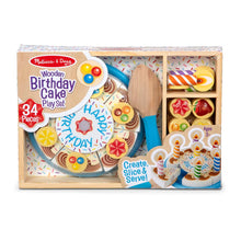 Load image into Gallery viewer, Wooden Birthday Cake - Melissa & Doug