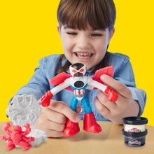 Load image into Gallery viewer, Play-Doh Marvel Playset Captain America Moto-Slicer