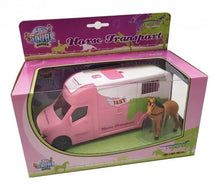 Load image into Gallery viewer, Kids Globe Pink Anemone Horse Truck
