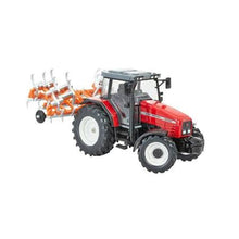 Load image into Gallery viewer, Britains 43335 Massey Ferguson 6290 Heritage Tractor & Cultivator Playset
