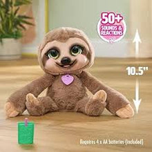 Load image into Gallery viewer, FurReal Snuggles the Smiling Sloth Interactive plush toy