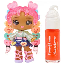 Load image into Gallery viewer, Yummiland Sweethearts Lip Gloss Doll Lily Hearts