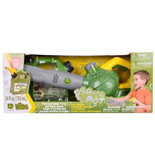 Load image into Gallery viewer, Tomy John Deere Bubble Leaf Blower & Refill Can