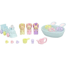 Load image into Gallery viewer, Sylvanian Families Triplets Baby Bathtime Set 5707