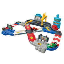 Load image into Gallery viewer, Vtech Toot-Toot Drivers V Racers Race Track Playset