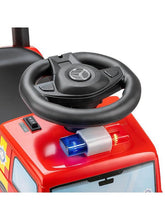 Load image into Gallery viewer, Xootz Red Mercedes Benz Fire Truck Sit n Ride