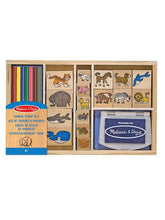 Load image into Gallery viewer, Melissa & Doug Animal Stamp Set