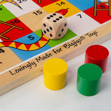 Load image into Gallery viewer, Traditional Snakes and Ladders Wooden