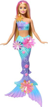 Load image into Gallery viewer, Barbie Flower Magic Mermaid Blonde Doll