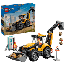 Load image into Gallery viewer, Lego City 60480 Yellow Backhoe Loader