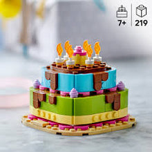 Load image into Gallery viewer, Lego Birthday Party Cake With Decorations Toy 40815