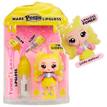 Load image into Gallery viewer, Yummiland x Peeps Lip Gloss Doll Goldie Mallows