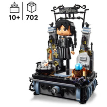 Load image into Gallery viewer, LEGO Wednesday Addams 76780 Wednesday Figure and Nevermore Academy Gate Set