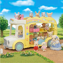 Load image into Gallery viewer, Sylvanian Families Set Rainbow Fun Nursery Bus 5744