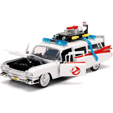 Load image into Gallery viewer, Jada Ghostbuster ECTO-1 1:24 Scale Die-Cast Model Car with Opening Doors, Boot & Bonnet, White