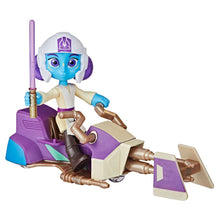 Load image into Gallery viewer, Star Wars Young Jedi Adventures Lys Solay Figure & Vehicle