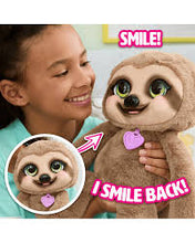 Load image into Gallery viewer, FurReal Snuggles the Smiling Sloth Interactive plush toy