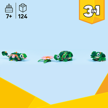 Load image into Gallery viewer, Lego Creator 3 In 1 Turtle With A Water Lily Flower 31377