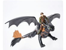 Load image into Gallery viewer, Dreamworks How to Train Your Dragon Action Figures Toothless & Hiccup 2 Pack