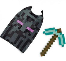 Load image into Gallery viewer, Minecraft Enderman Pickaxe & Cape Set