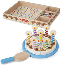 Load image into Gallery viewer, Wooden Birthday Cake - Melissa & Doug