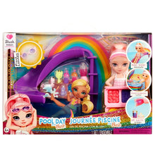 Load image into Gallery viewer, Rainbow High Playset High Pool Day with Littles Doll Blush
