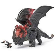 Load image into Gallery viewer, Dreamworks How to Train Your Dragon Action Figure Chomping Rampage Red Death