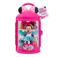 Load image into Gallery viewer, Disney Junior Minnie Mouse Fabulous Fashion Doll with Case – Sweet Party