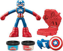 Load image into Gallery viewer, Play-Doh Marvel Playset Captain America Moto-Slicer