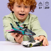 Load image into Gallery viewer, Lego City Jet Vs. Car Toy Cars And Jet Toy Playset 60489