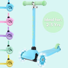 Load image into Gallery viewer, Boldcube Teeny 3 Wheel Scooter Blue