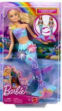 Load image into Gallery viewer, Barbie Flower Magic Mermaid Blonde Doll